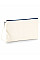 Natural/Navy Canvas Wristlet Pouch