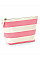 Natural/ Pink Nautical Accessory Bag