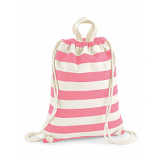 Natural/ Pink Nautical Gymsac