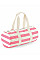 Natural/ Pink Nautical Barrel Bag