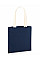 French Navy/ Natural EarthAware® Organic Bag for Life - Contrast Handles