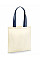 Natural/French Navy EarthAware® Organic Bag for Life - Contrast Handles