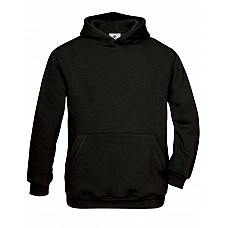 Black Hooded Kid's Sweatshirt