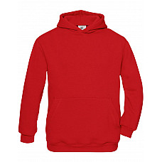 Red Hooded Kid's Sweatshirt