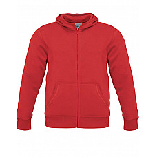 Red Monster Men Hooded Zip