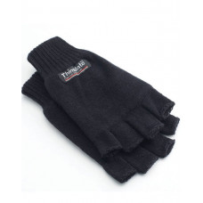 Black 3M Thinsulate™ Half Finger Gloves