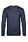 Heather Navy Men's #Set In Sweatshirt