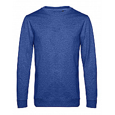 Heather Royal Blue Men's #Set In Sweatshirt