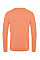 Melon Orange Men's #Set In Sweatshirt