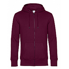 Dark Cherry KING Zipped Hood_°