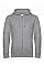 Heather Grey KING Zipped Hood_°