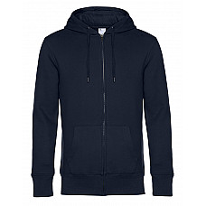 Navy Blue KING Zipped Hood_°