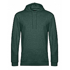 Heather Dark Green Men's #Hooded Sweat