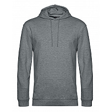 Heather Mid Grey Men's #Hooded Sweat