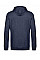 Heather Navy Men's #Hooded Sweat