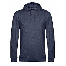 Heather Navy Men's #Hooded Sweat