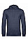 Heather Navy Men's #Hooded Sweat