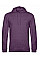 Heather Purple Men's #Hooded Sweat