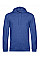 Heather Royal Blue Men's #Hooded Sweat