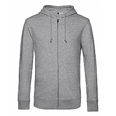 Heather Grey Inspire Zipped Hood_°