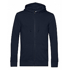 Navy Blue Inspire Zipped Hood_°