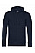 Navy Blue Inspire Zipped Hood_°