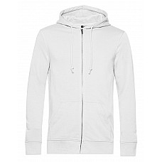 White Inspire Zipped Hood_°