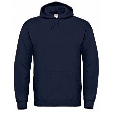 Navy ID.003 Cotton Rich Hooded Sweatshirt