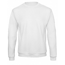 White Unisex ID.202 50/50 Sweatshirt