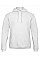 White Unisex ID.203 50/50 Hooded Sweatshirt