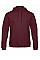 Burgundy Unisex ID.203 50/50 Hooded Sweatshirt