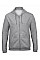 Heather Grey Unisex ID.205 50/50 Hooded Full Zip Sweat