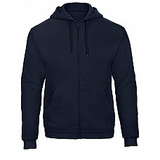 Navy Unisex ID.205 50/50 Hooded Full Zip Sweat