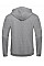 Heather Grey Unisex ID.205 50/50 Hooded Full Zip Sweat