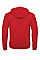 Red Unisex ID.205 50/50 Hooded Full Zip Sweat