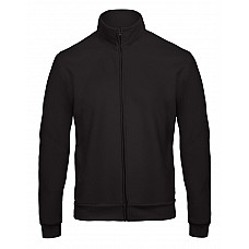 Black Unisex ID.206 50/50 Full Zip Sweat Jacket