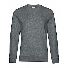 Heather Mid Grey QUEEN Crew Neck_°