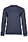 Heather Navy Women's #Set In Sweatshirt