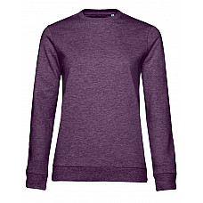 Heather Purple Women's #Set In Sweatshirt