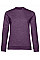 Heather Purple Women's #Set In Sweatshirt