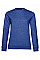 Heather Royal Blue Women's #Set In Sweatshirt