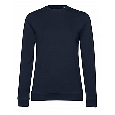 Navy Blue Women's #Set In Sweatshirt