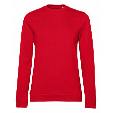 Red Women's #Set In Sweatshirt