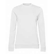 White Women's #Set In Sweatshirt