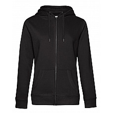 Black Pure QUEEN Zipped Hood_°