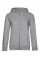 Heather Grey QUEEN Zipped Hood_°