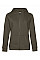 Khaki QUEEN Zipped Hood_°