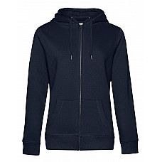 Navy Blue QUEEN Zipped Hood_°