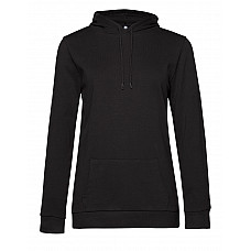 Black Pure Women's #Hooded Sweat