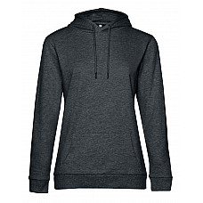 Heather Asphalt Women's #Hooded Sweat